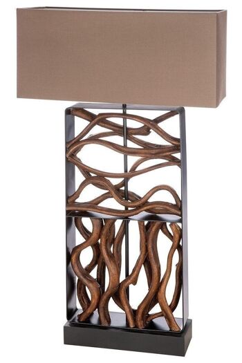 Met/Hol lampe "Roots" noir/marron 2270 4