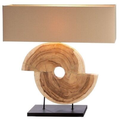 Lampada in legno "Geometric" naturale/beige 2272