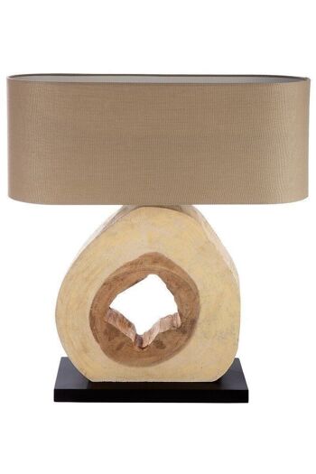 Lampe en bois "Trunk" naturel/beige 2291 5