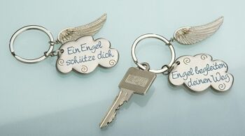 porte-clés en métal Nuage avec des ailes VE 20 so2342 1