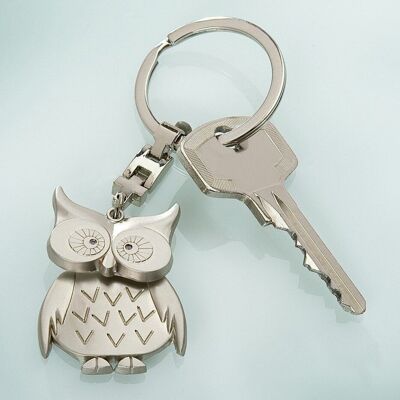 Metal keychain owl VE 202343
