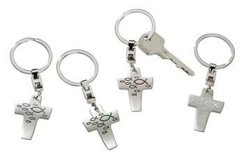 Porte-clés métal crucifix VE 20 so2346 2