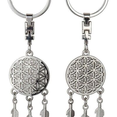 Metal key to flower of life VE 20so2371