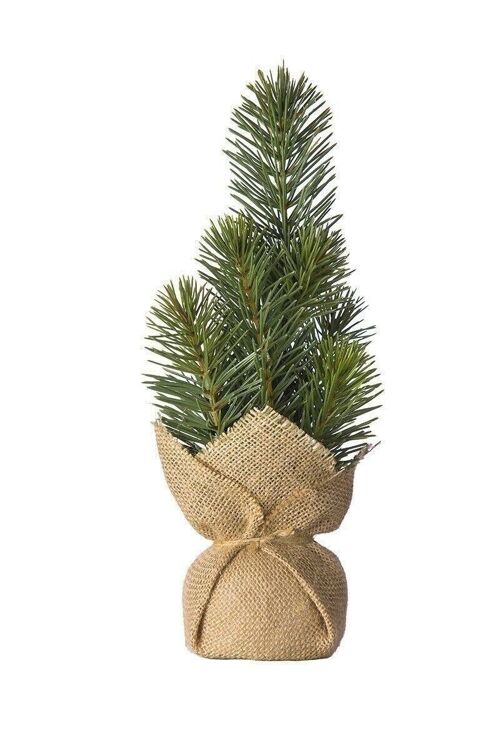 Deko Tannenbaum/Jute grün VE 62738