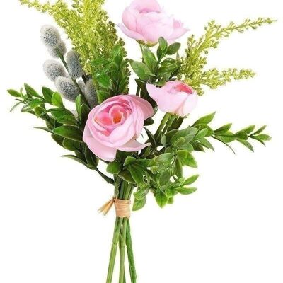 Deco bunch Ranunculus/Willow. PU 62866