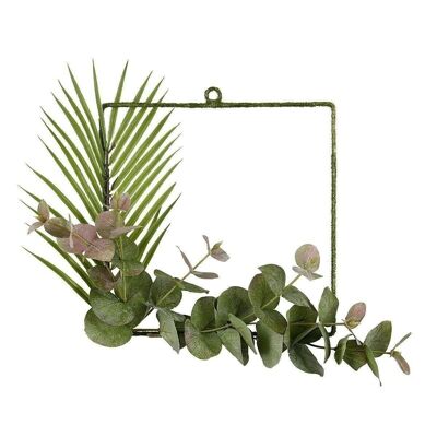 Deco hanger with eucalyptus+fern VE 42873