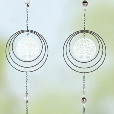 Metal hanger circles with tree of life VE 6 so2987