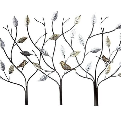 Metal Rel.3 trees with birds VE 23198