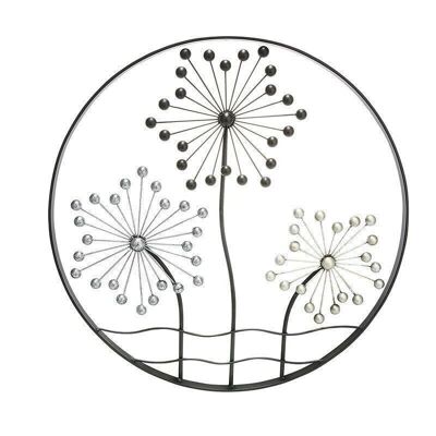 Metal wall relief "dandelions" VE 23287