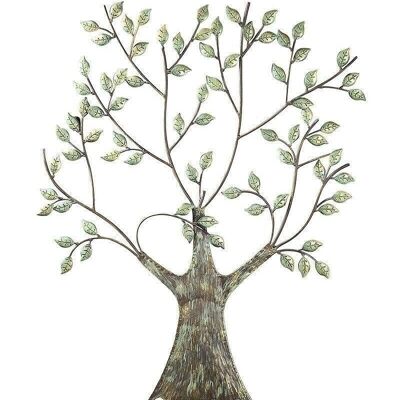 Metall Baum Wandrelief VE 23299
