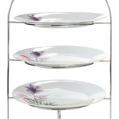 Chrome 3 tier stand VE 23421