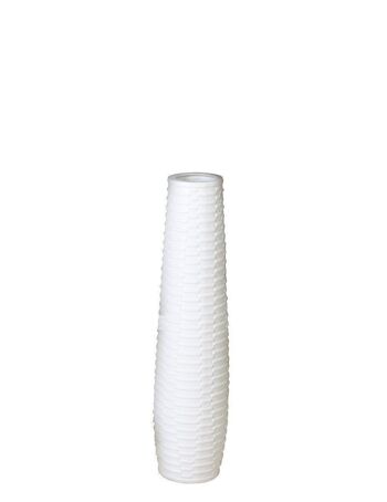 Vase "Catane"céramique blanc 3501 2
