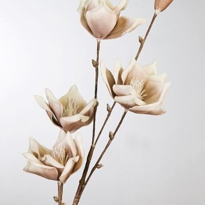 Foam Flower "Lagarto" tortora/bianco 5 fiori VE 63551