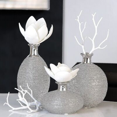 Vase "Miro" silver glazed VE 6 so3591