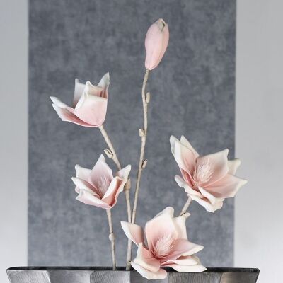 Foam Flower "Lagarto" rosa/bianco 5 fiori VE 63610