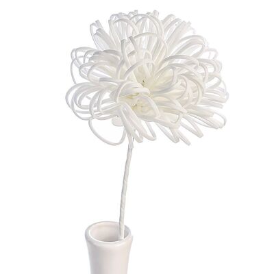 Fleur en mousse "Cesena" blanc VE 243613