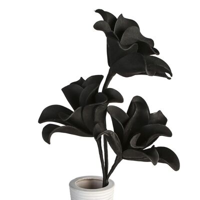 Foam Flower "Rumba" black VE 83646