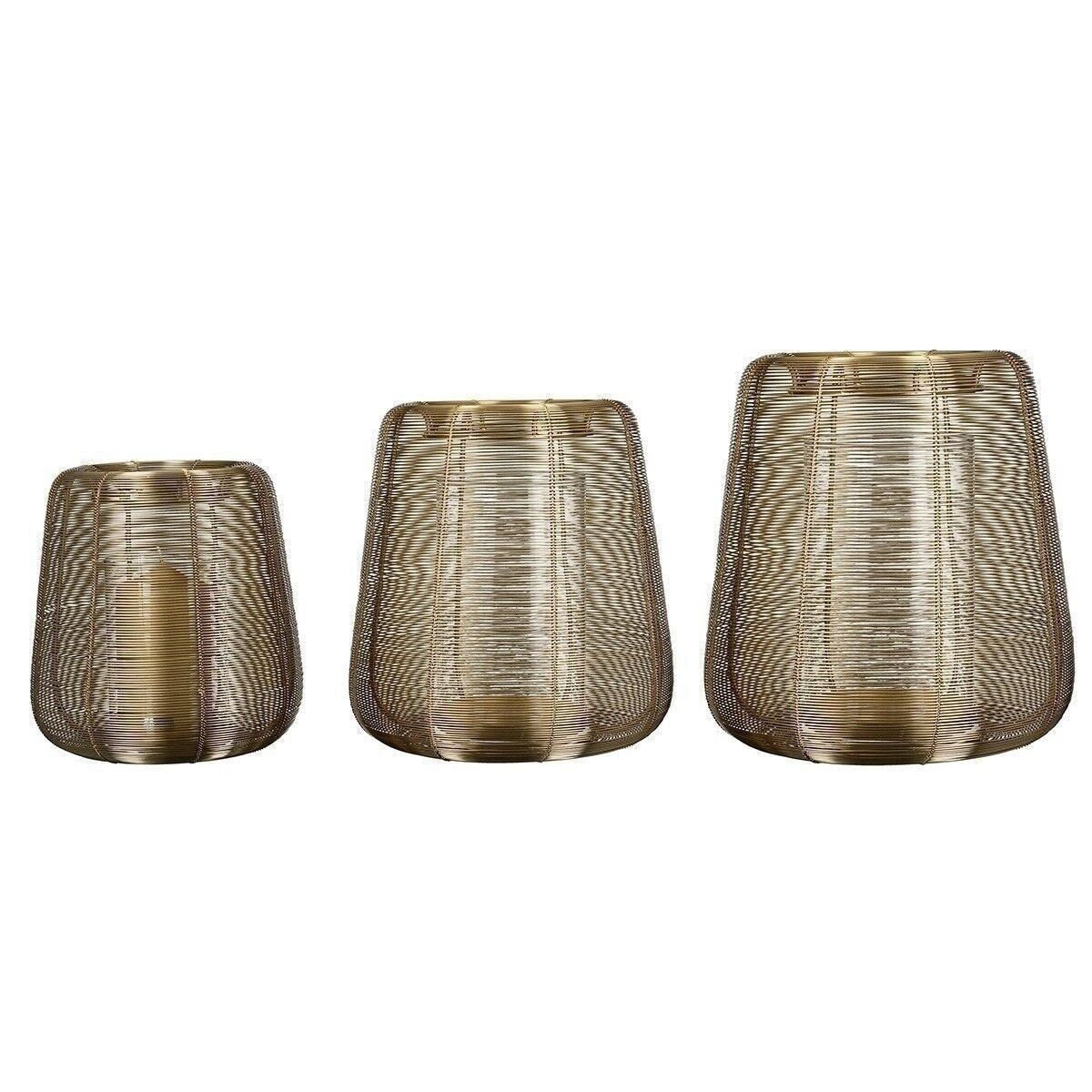 Luce del vento/lanterna"Lucerno"oro. H.29cm3823