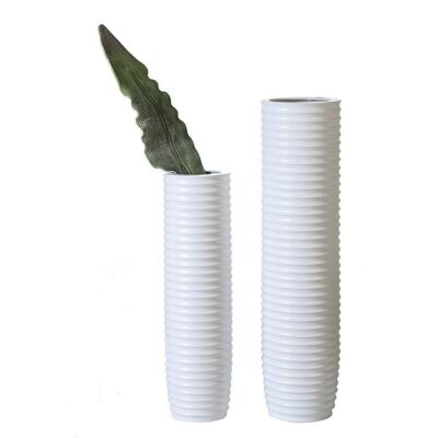 Vase"Gentle"ceramic, matt white 3884