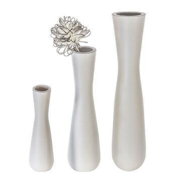 Vase "Crest", céramique, blanc mat 3897 1