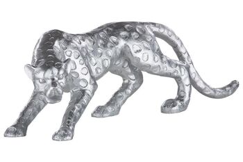 Guépard,poly,argent antique,L28/H8,54129 2