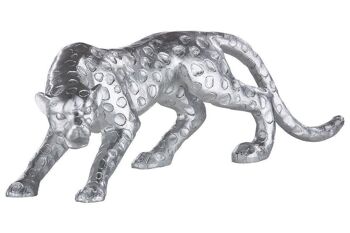 Guépard,poly,argent antique,L28/H8,54129 3