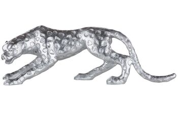 Guépard,poly,argent antique,L28/H8,54129 4