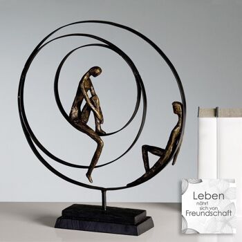 Sculpture"Patience"bronze,H41/L34cm4135 4
