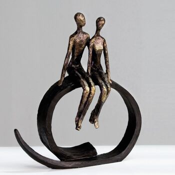 Sculpture"Fermer"bronze,poly,h.35cm4138 2