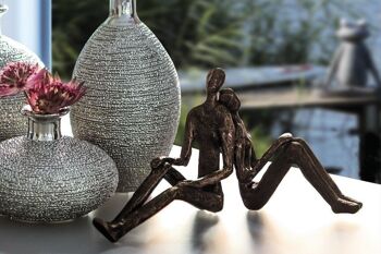 Sculpture design "Rêver"ant.silb. B.20cm4207 3