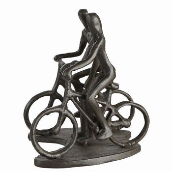 Sculpture design "Rad Tour" brunie H.13cm4227 2