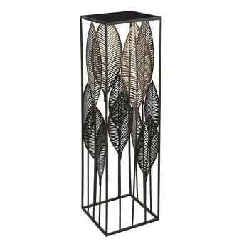 Colonne "feuilles de palmier" champagne/marron H.100cm4261 1