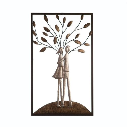 Metall Wandrelief "Tree Couple" VE 24289