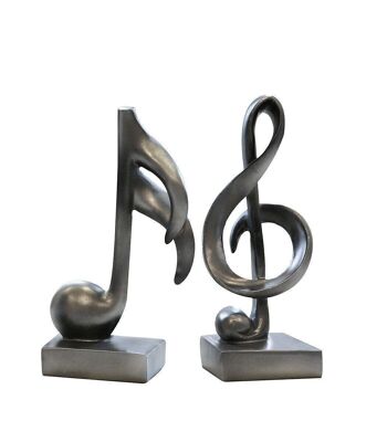 Sculpture "Musique" anthracite, poly VE 6 so4327 1