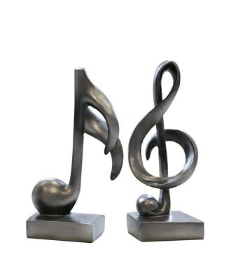 Sculpture "Musique" anthracite, poly VE 6 so4327 2