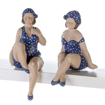 Figurine "Becky" bleu/blanc, poly PU 2 so4334 1