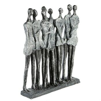 Sculpture "Nuit de filles"Poly,ant.silb4354 4