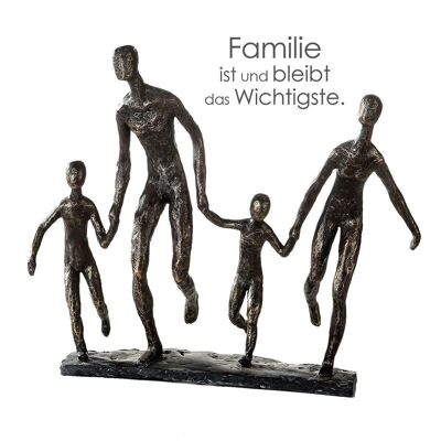Skulptur"Familie"Poly,bronzef.4364