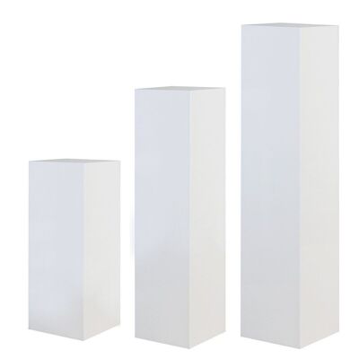 Columna "Solid" blanco brillo H.120cm4403