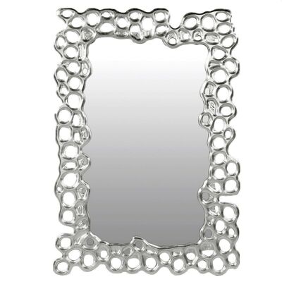 Miroir "Bubble" couleur argent. Cadre 70x100cm4435