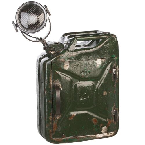 Lampe/Wandschra"PetrolCan"rost/gr 45x46cm4488