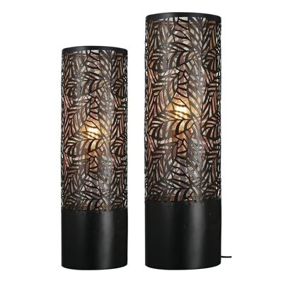 Floor lamp "Nature" black/gold H.58cm 4506