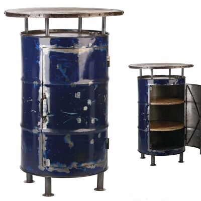 High table "Barrel" metal, color ind. H.116cm4529