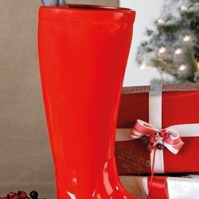 Paragüero "Boots" Ker.red H.45cm4563