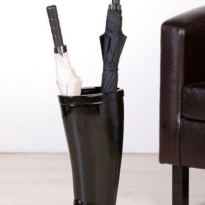Porte-parapluie "Boots" céramique noire H.45cm4564