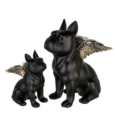 Figurine "Flying Bulli" noir/or. PU 34594