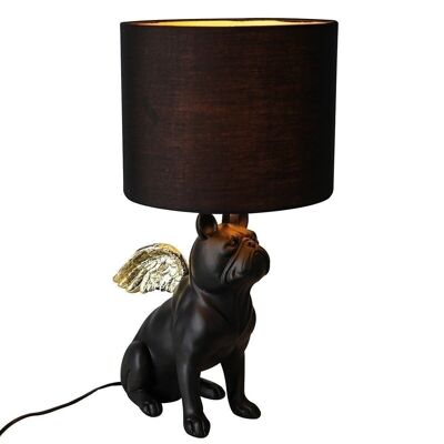 Lamp "Flying Bulli" black/gold. 4596