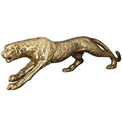 Gepard,Poly,antikgold H.20cm L.80cm4629