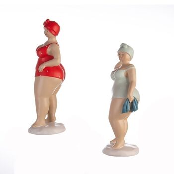 Figurine "Tante Elli", poly, rouge/menthe PU 2 so4634 1