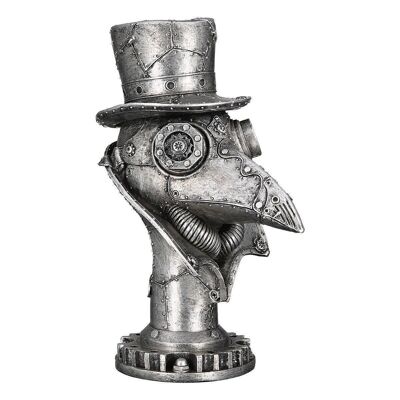 Skulptur"Steampunk Crow"Poly 4674